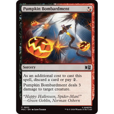 MSC 822 Pumpkin Bombardment 万智牌 速战 闪 C