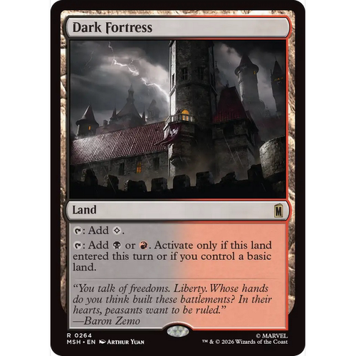 MSH 264 黑暗要塞 Dark Fortress 万智牌 闪 R