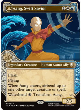 TLA 347 灵动救世主安昂 Aang, Swift Savior  万智牌 异画 闪 R