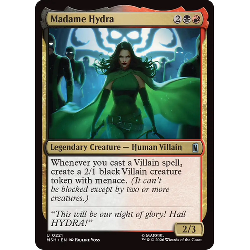 MSH 221 九头蛇夫人 Madame Hydra 万智牌 闪 U