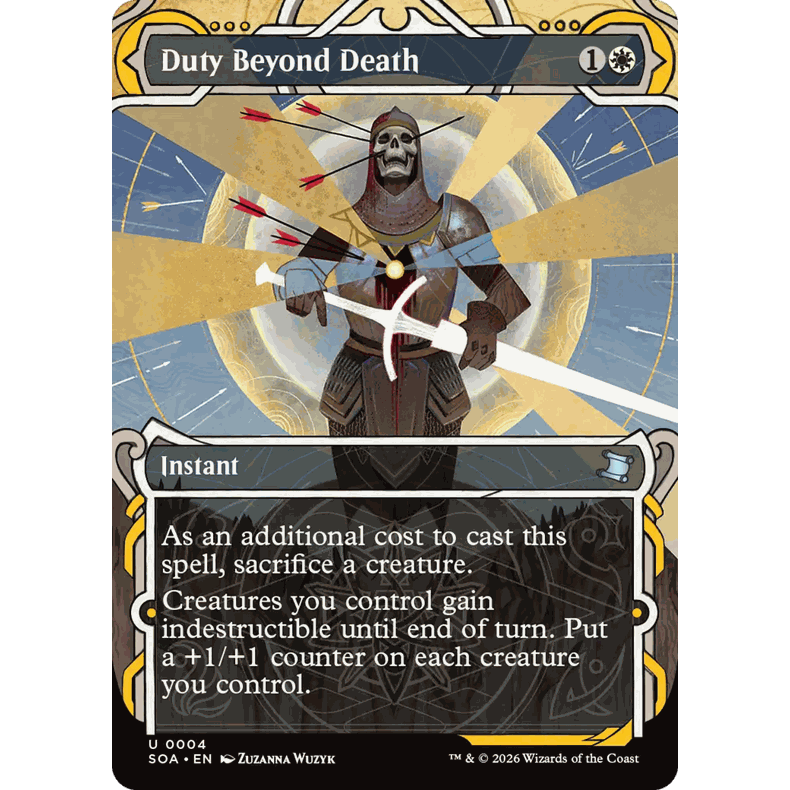 SOA 4 身后之责 Duty Beyond Death 万智牌 闪 U
