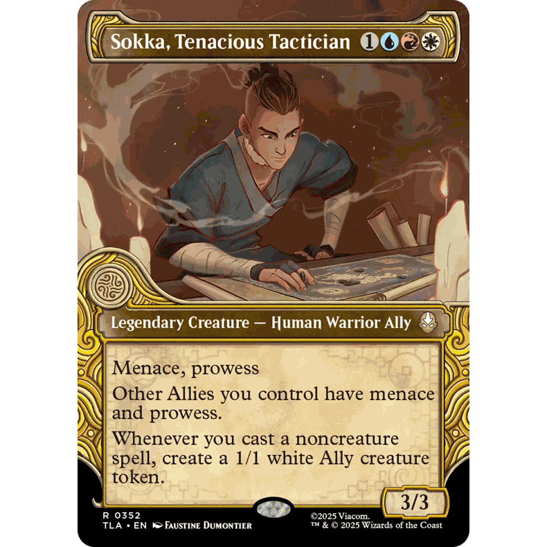 TLA 352 坚毅策士索卡 Sokka, Tenacious Tactician万智牌异画闪R