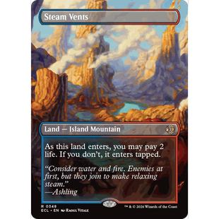 ECL 348 蒸气喷发口 Steam Vents 万智牌 异画 闪 R