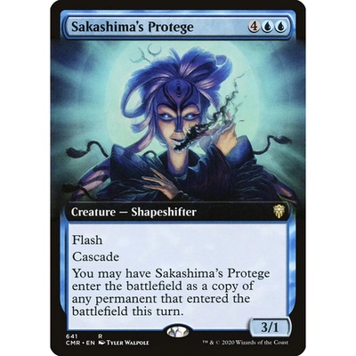 CMR 641 逆岛的门徒 Sakashima's Protege 万智牌 扩画 R 闪