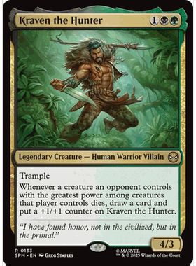 SPM 133 猎人克莱文 Kraven the Hunter万智牌 闪 R