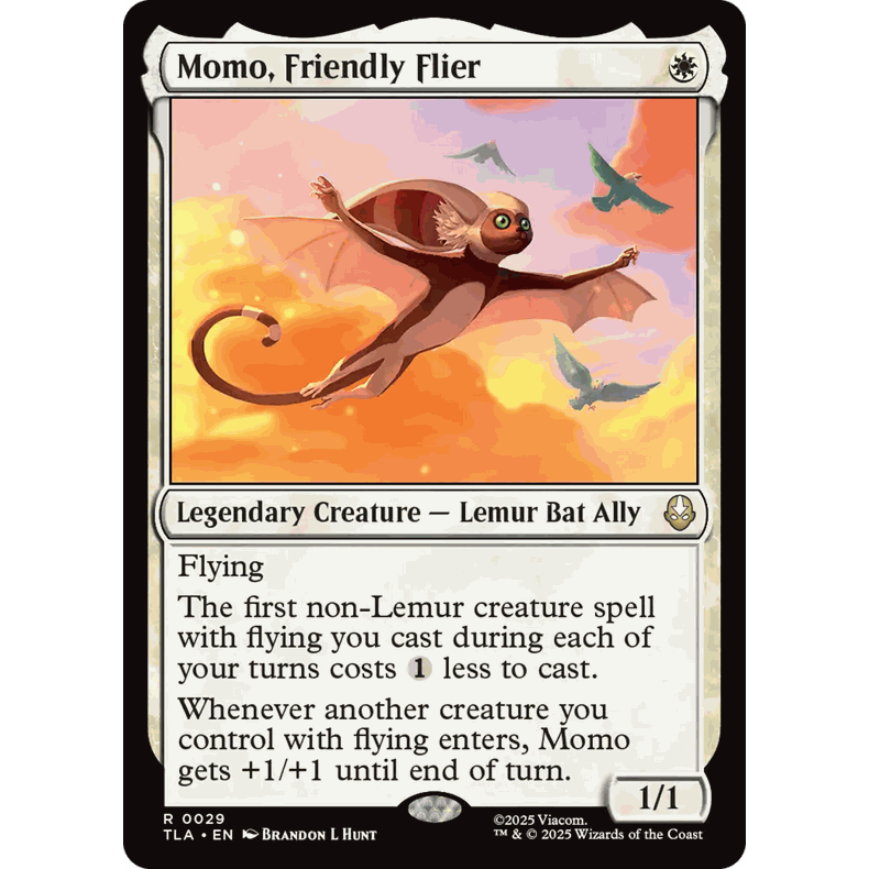 TLA 29 友善飞猴模模  Momo, Friendly Flier  万智牌 闪R