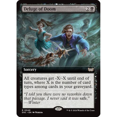 DSC 48 灾厄没顶 Deluge of Doom 万智牌 闪 R 扩画