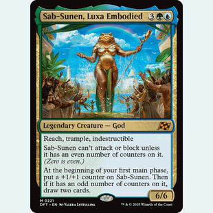 【聚点】万智牌 DFT 罗夏河化身萨苏恩 M 闪