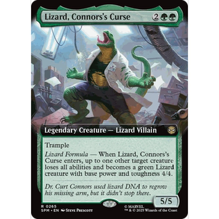 SPM 265 康纳斯之异变蜥蜴教授 万智牌 闪 R 扩画