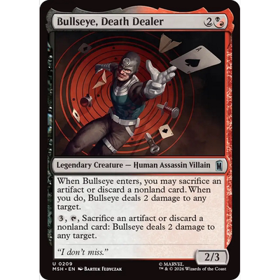 MSH 209 致命杀手靶眼 Bullseye, Death Dealer 万智牌 闪 U