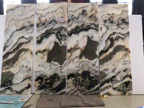 云南大理石 山水画天然 老矿石画 精品云石片微信18567285516