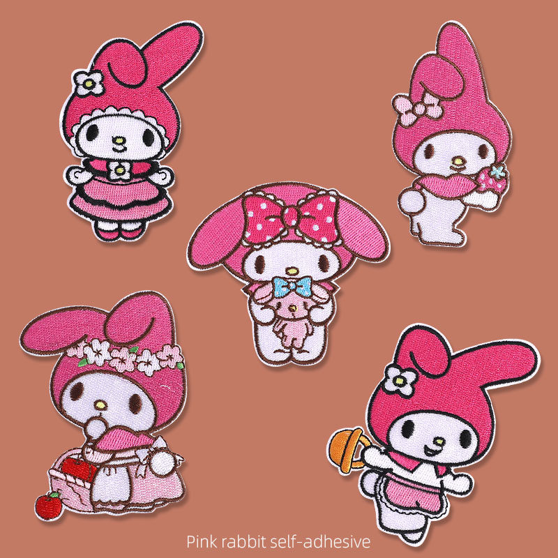 三丽鸥卡通衣服补丁贴儿童裤子羽绒服补洞图案贴刺绣布贴自粘免缝,居家布艺,布贴,淘宝优惠券,粉丝福利购,淘宝优惠卷