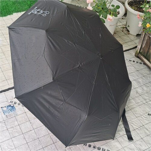 全自动便携黑胶防晒太阳伞三折叠加固厚晴雨两用伞男女遮阳伞R52