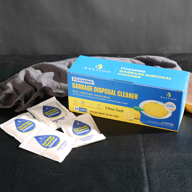 跨境定制 厨卫垃圾处理清洁去污除异味下水道生物酶(24袋)U4