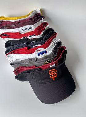 球队纯棉跑步运动休闲登山露营个性鸭舌帽遮阳空顶帽R33