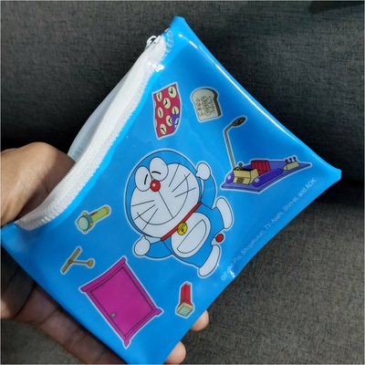 卡通儿童防水透明化妆洗漱用品旅行收纳包零钱文具袋拉链收纳小包