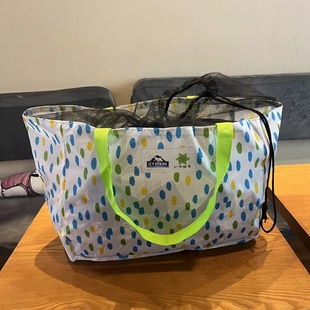 可扩展 日单多用途户外野餐包饮料食物收纳沙滩包购物袋手提袋M51