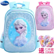 Disney School Schoolbag Phụ huynh đông lạnh Cặp học sinh Giảm chăm sóc Túi đeo vai 1-3 Cô gái lớp - Túi bé / Ba lô / Hành lý