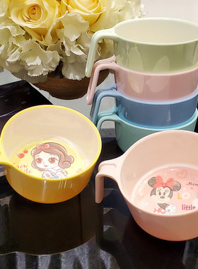 迪士尼儿童餐具密胺单柄碗