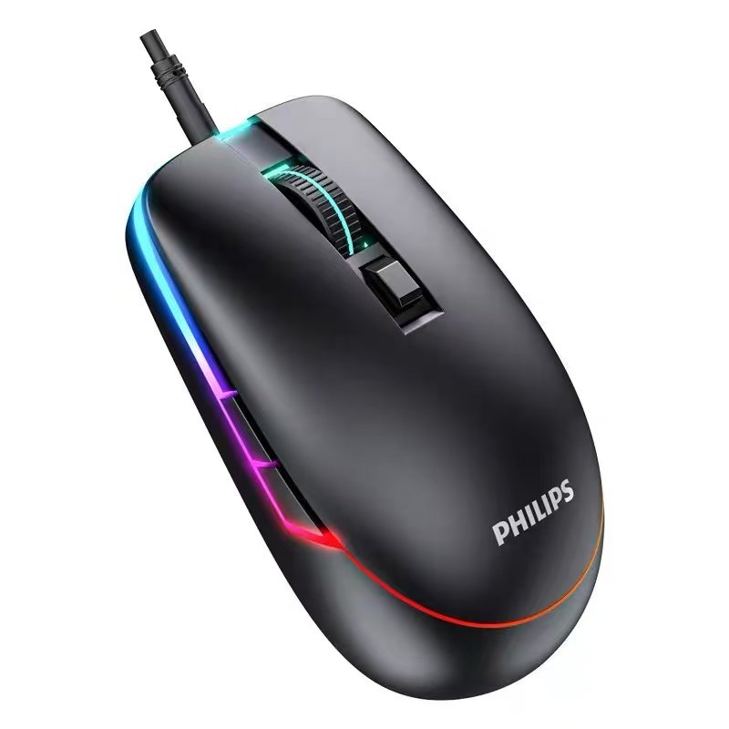 philips/飞利浦SPK9317有线游戏6D鼠标笔记本台式电脑USB电竞鼠标