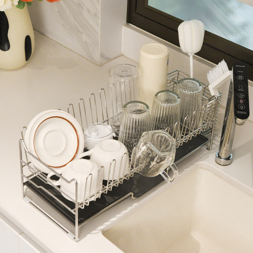 精选304不锈钢多功能沥水收纳