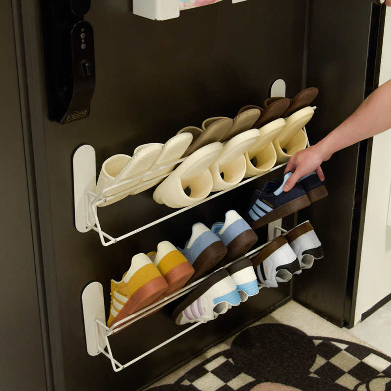 入户门后磁吸鞋子收纳架