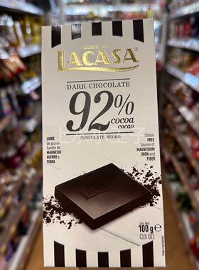 Lacasa乐卡莎92%黑巧克力