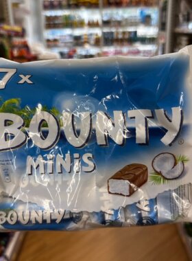 香港代购可可脂巧克力Bounty经典椰蓉夹心巧克力零食（代可可脂）
