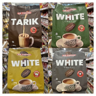 香港代购马来西亚AIK CHEONG益昌香滑奶茶无糖经典生姜味鸳鸯咖啡