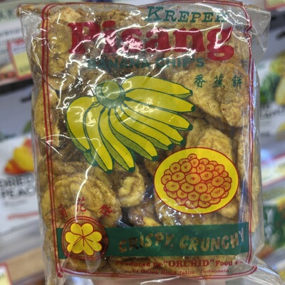 香港代购ORCHID兰花牌香蕉片蜜饯果脯水果干香蕉干健康天然零食