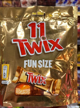 香港代购进口玛氏TWIX香脆麦饼巧克力分享装159.5g