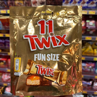 香港代购进口玛氏TWIX香脆麦饼巧克力分享装159.5g