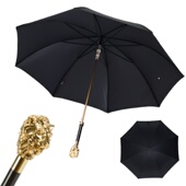 pasotti意大利雨伞劳斯莱斯金狮子防晒男士 长柄自动绅士伞