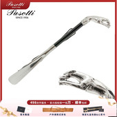 提定制奢华礼品设计 器鞋 意大利PASOTTI鞋 拔子银色犬纯手工提鞋