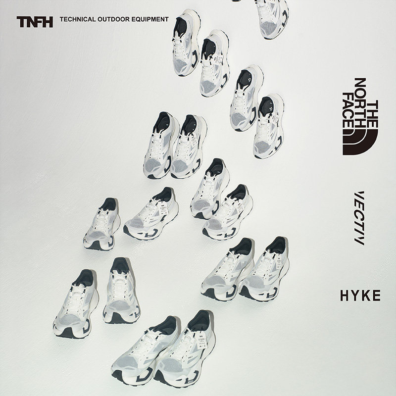 TheNorthFace X HYKE北面男女同款VECTIV抓地缓震越野跑鞋|8AFJ