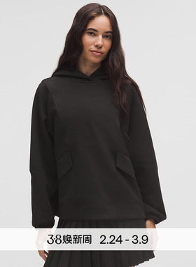 Cotton-Blend女士棉混纺双面针织连帽衫丨lululemon丨LW3KCPS
