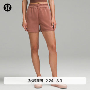 Lululemon女士高腰短裤Softstreme速干休闲短裤 LW7CAXS款号运动