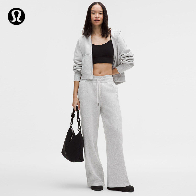 Scuba 女士中腰阔腿运动裤*亚洲版型丨lululemon丨LW5IWHA