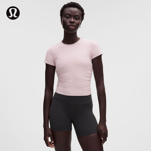 All It Takes 女士运动 T 恤 *罗纹 Nulu丨lululemon丨LW3GV0S