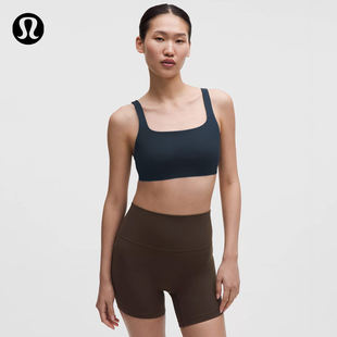 FlexyFlex 女士方领口运动内衣速干芯吸丨lululemon丨LW2EQMS