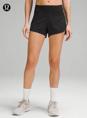 Speed Up 女士运动中腰短裤 4  *内衬款速干丨lululemon丨LW7AVBT