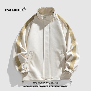 FOG MURUA第七季麂皮绒外套男秋冬季潮牌宽松休闲棒球服夹克外套