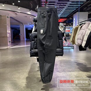 李宁卫裤男子2023冬季新款反伍BADFIVE防泼水加绒运动长裤AYKT671
