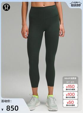 Wunder Train 女士运动高腰紧身裤 25  芯吸丨lululemon丨LW5CQDS