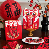 2026马年饼干糖果包装 盒子手提新年袋糯米船太妃糖雪花酥伴手礼盒