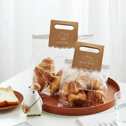 明切片吐司袋铁丝卷边贝果面包袋