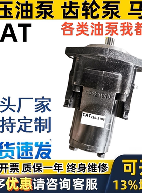 CAT液压齿轮泵236-5106双联马达油泵日本川崎挖掘机KYB KFP3260