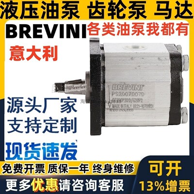 意大利brevini液压齿轮油泵PS2007002D OT200P08D PS20 PS10 PS30