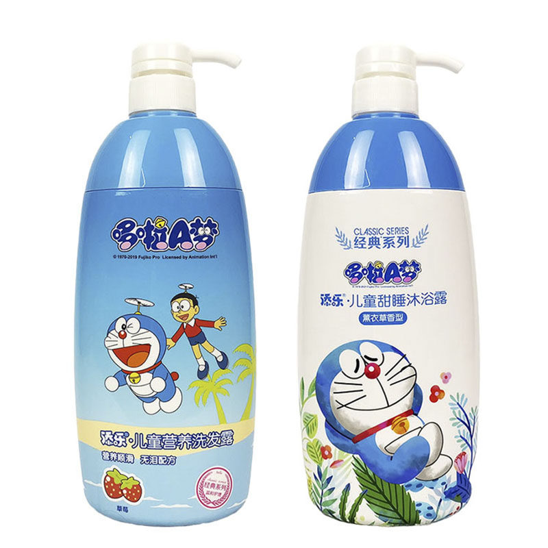添乐多啦A梦儿童洗发沐浴露二合一中大童学生宝宝男孩女童洗发水