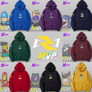 搞笑Q版Carbot爆笑漫威争锋杰夫奇异博士绿巨人林烈星爵套头卫衣